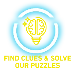 find clues and solve our puzzles